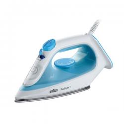 ÷ Braun Texstyle si1050bl ferro da stiro a vapore blu/bianco piastra in ceramica 120 g/min vapore 2000w serbatoio 220ml