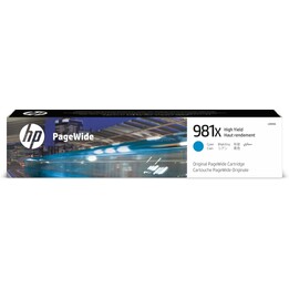 Tinta original hp n981x cian l0r09a 114ml