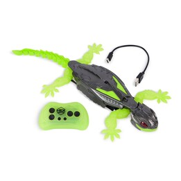 HEX BOTS | Interaktives Spielzeug Wandkletterer Gecko RC Roboter | Grün/Grau