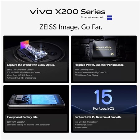 Vivo x200 Pro Dual Sim 16 Go Ram 512 Go - Bleu