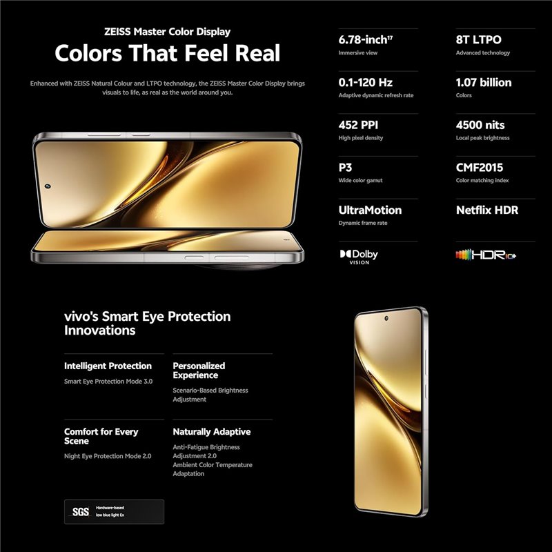 Vivo x200 Pro Dual Sim 16 Go Ram 512 Go - Bleu