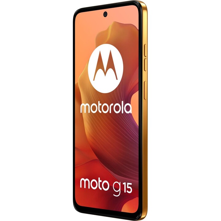 Motorola Moto G15 17,1cm (6.72), 8GB 256GB, 4G Dual SIM Smartphone, Android 15, USB Type C, 5200mAh, Orange