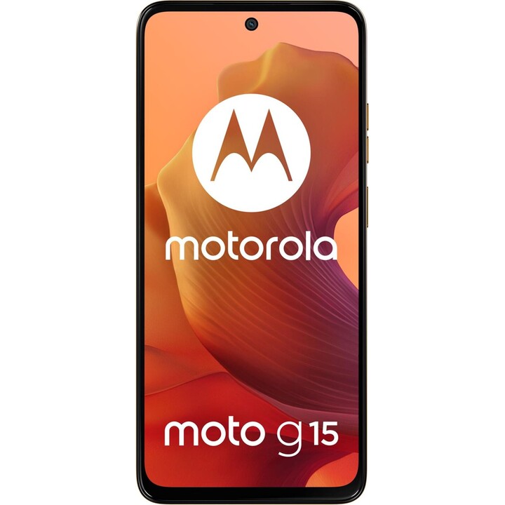 Motorola Moto G15 17,1cm (6.72), 8GB 256GB, 4G Dual SIM Smartphone, Android 15, USB Type C, 5200mAh, Orange