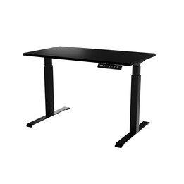 Schreibtisch mit elektrischer Höhenverstellung MOON 121x67x72-120 schwarz