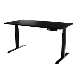 Bureau avec réglage électrique de la hauteur MOON LONG 150x80x72-120 noir