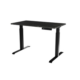 MOON electric height adjustable desk 121x67x72-120 black/san sebastian