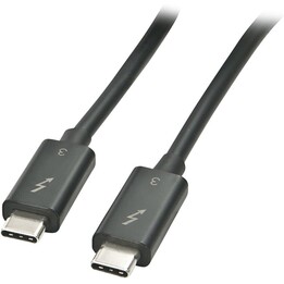 Lindy 41557 - Cavo Thunderbolt 3 (2 m), nero