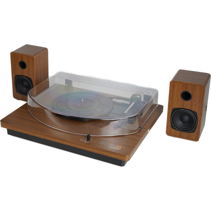 Technaxx TX-188 Bluetooth turntable with external speakers black