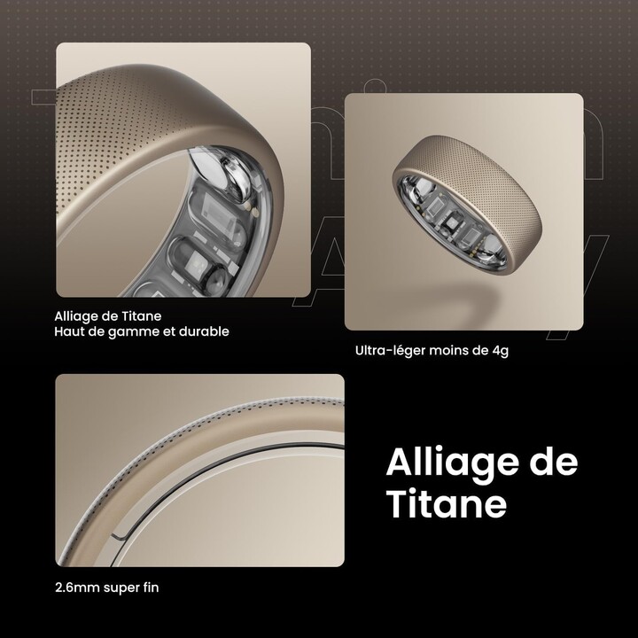 Amazfit Helio Ring Size 12 Titanium Smart Ring