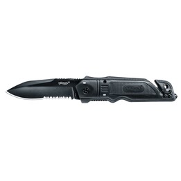 Fanar 5.0728, Cuchillo Táctico Walther Punta de Lanza, Negro