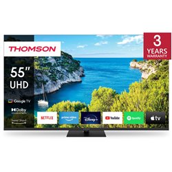Fernseher|THOMSON|55"|4K/Smart|3840x2160|WLAN|Bluetooth|Google TV|Schwarz|55UG5C14