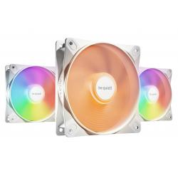 ¡tranquilizarse! Paquete triple de luces LED LIGHT WINGS LX de 140 mm y PWM de alta velocidad en color blanco