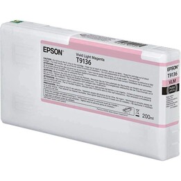 Original EPSON T9136 Vivid Light Magenta Ink C13T913600 200 ml