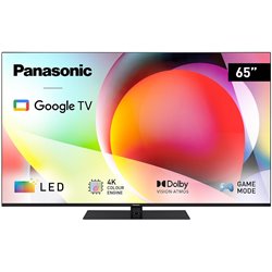 Televisor|PANASONIC|65"|4K/Smart|3840x2160|LAN inalámbrica|Bluetooth|Google TV|TN-65W70AEZ