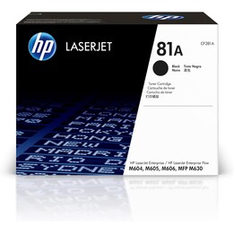 Toner HP CF281X Nº81X NOIR 25.000PAG