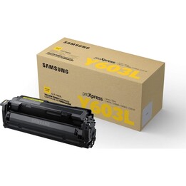 Original Samsung CLT-y603L Yellow Toner Patrone 10.000 Seiten