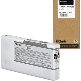 Originale Epson T9138 Inchiostro nero opaco C13T913800 200ml