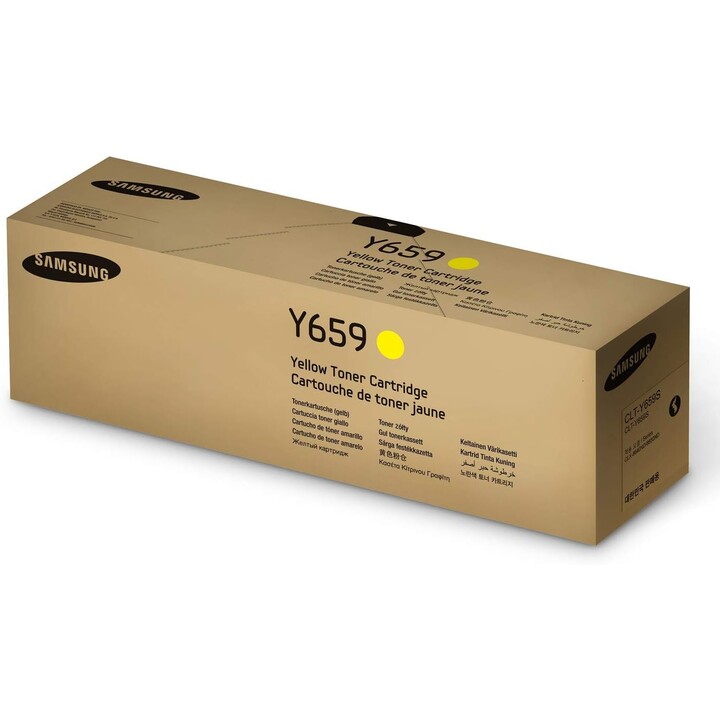 Cartouche de toner jaune Samsung CLT-Y659S d'origine 20 000 pages