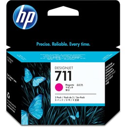 Cartucho de Tinta Original HP nº711 Multipack/ 3x Magenta
