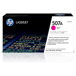 Cartuccia toner originale HP 507A magenta LaserJet