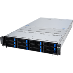 Asus Rack Platform (2U) RS720A-E12-RS12 AMD Epyc 9004 (8x NVMe, 4x SATA/SAS, 2xM.2, 4xGPU, 2x10Gbe, IPMI, 1+1 2600W)