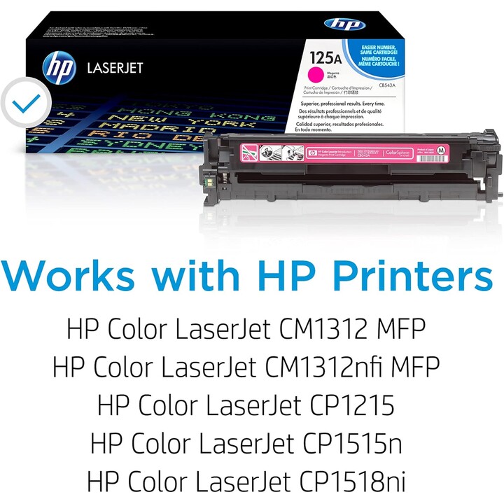 Toner HP 125A Magenta CP1215 CM1312 CP1515 CP1518 1400 PAG
