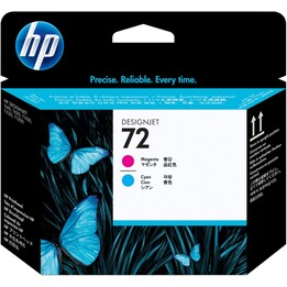 Cabeça de impressão magenta e ciano hp 72