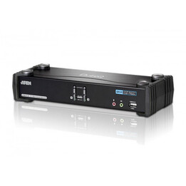 ATEN Switch USB DVI Dual Link/CH7.1 Audio KVMP™ de 2 portas