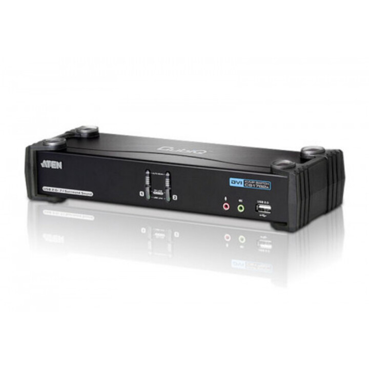 ATEN 2-Port USB DVI Dual Link/CH7.1 Audio KVMP™ Switch