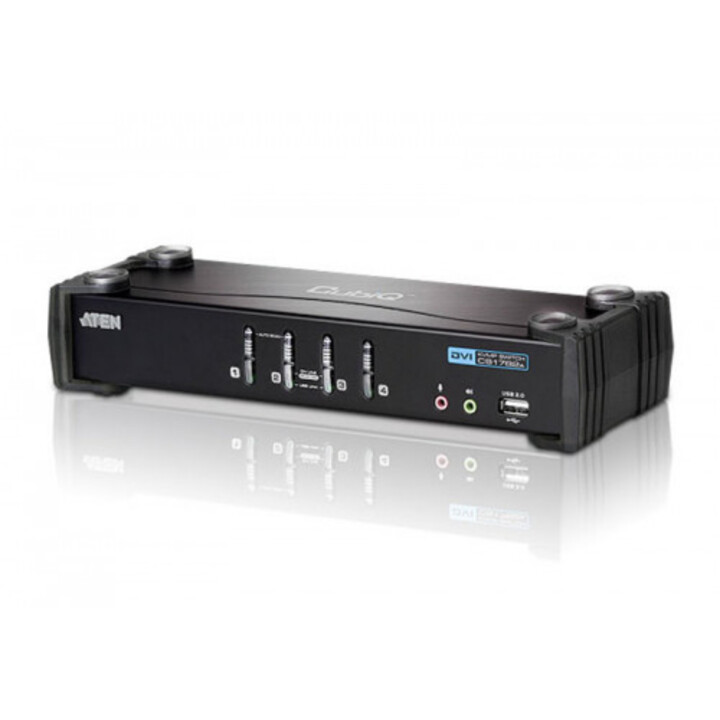 Interruptor Aten Cs1764a KVM Preto