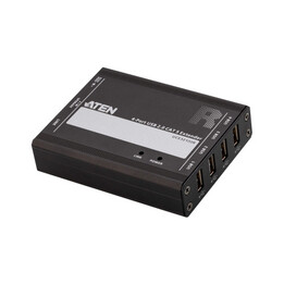 Aten Extensor Usb 2.0 Por Cat 5 Con Hub De Cuatro Puertos (hasta 100 M)