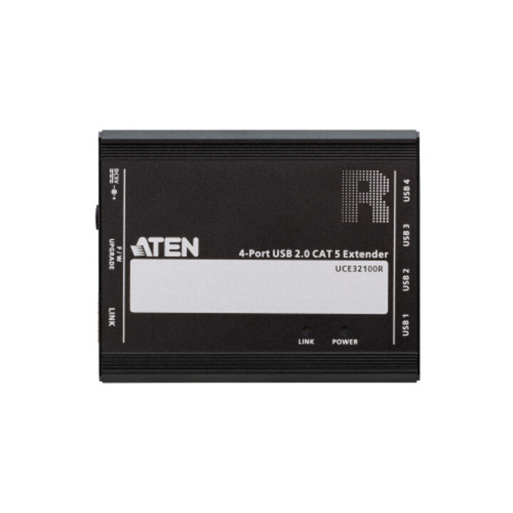 Rallonge USB 2.0 Aten sur Cat 5 avec concentrateur à quatre ports (jusqu´à 100 M)