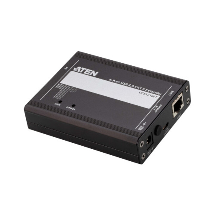 Rallonge USB 2.0 Aten sur Cat 5 avec concentrateur à quatre ports (jusqu´à 100 M)