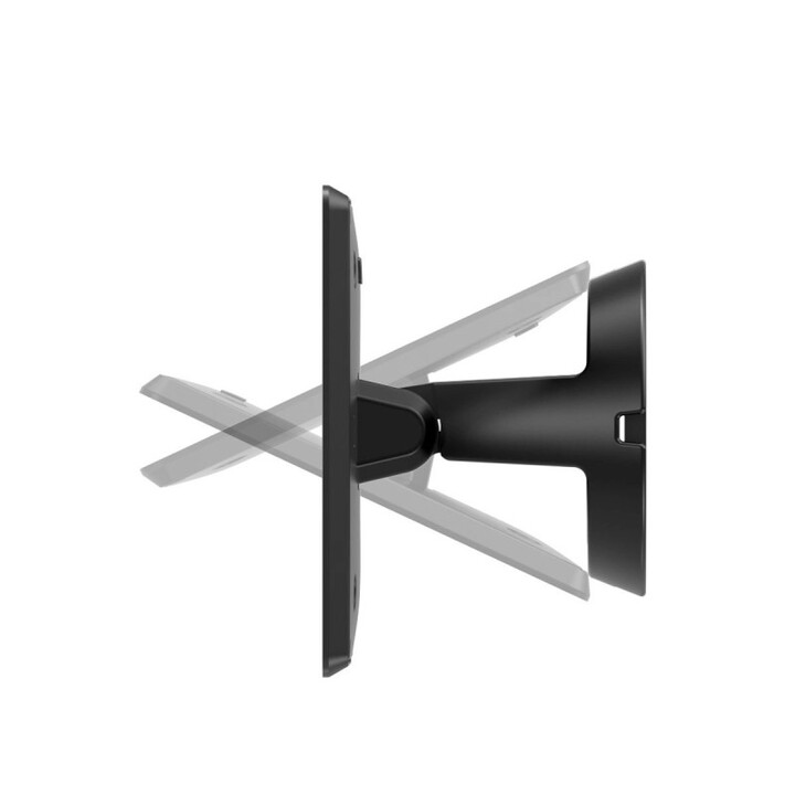 Suporte de parede inclinável VESA Bow - Preto