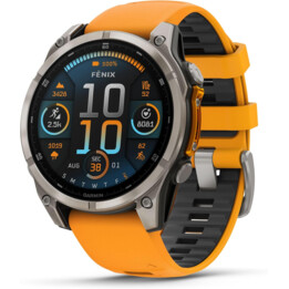 Garmin Fenix 8 47 mm Sapphire Arancio