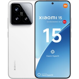 Smartphone Xiaomi 15, 5G, 12+512 GB, fotocamera Leica da 50 MP, batteria da 5240 mAh, hypercharge da 90 W, iperai, bianco