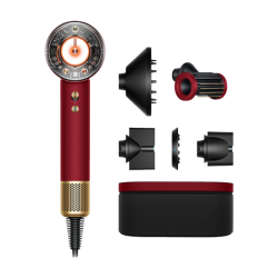 Secador de pelo Dyson HD16 Supersonic Nural - Terciopelo rojo/dorado