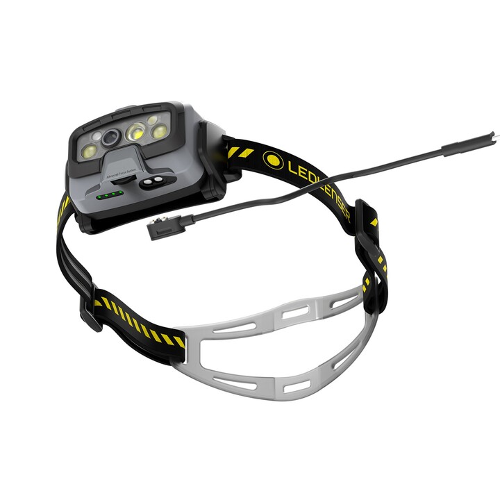 Ledlenser HF8R Work Black Lanterna de cabeça LED com alça