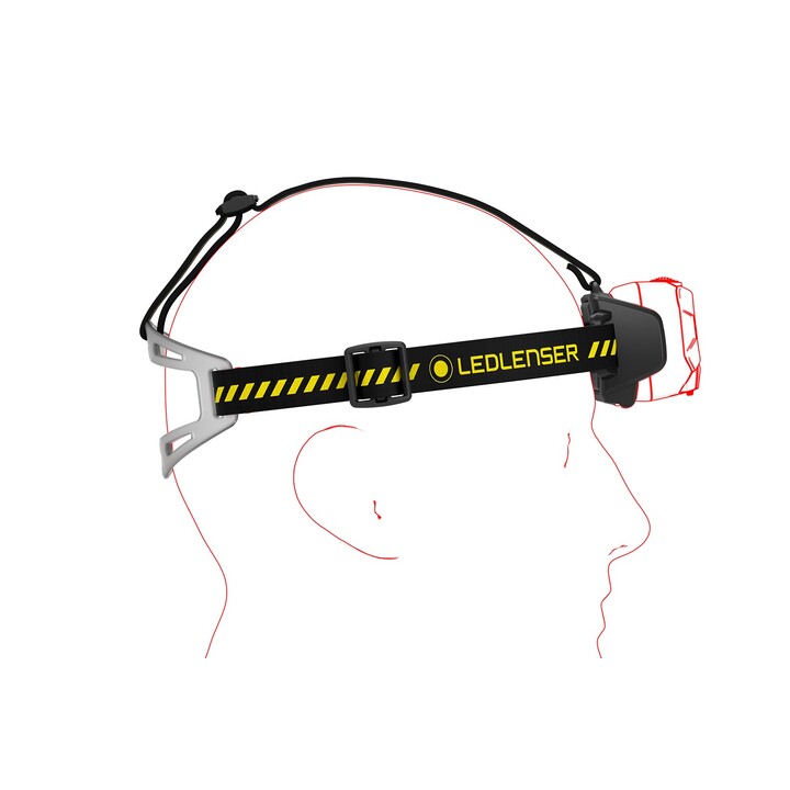 Ledlenser HF8R Work Black Lanterna de cabeça LED com alça