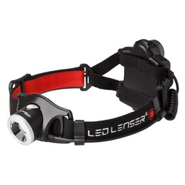 Ledlenser H7R.2 Torcia LED con fascia nera, rossa e bianca