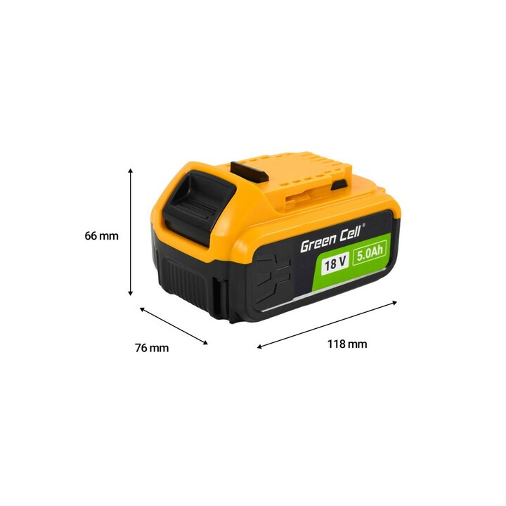 Caricabatterie e batteria ricaricabile Green Cell PTDW18V5