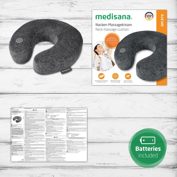 Medisana NM 870 vibrating travel neck pillow