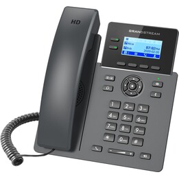 Grandstream GRP2602W WiFi PoE IP Phone, 2 Lines, 4 SIP Accounts, 2.4-inch LCD Display