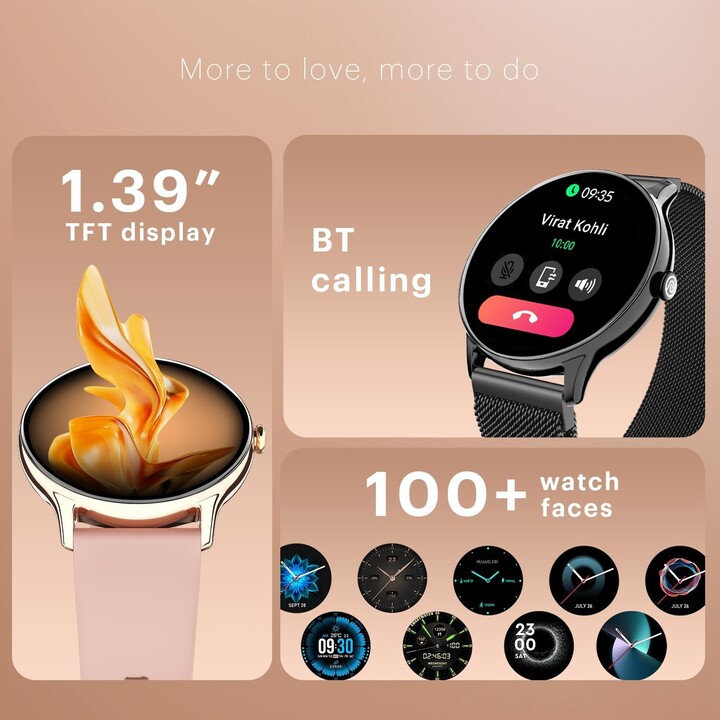 Noise Twist Go smartwatch rosa