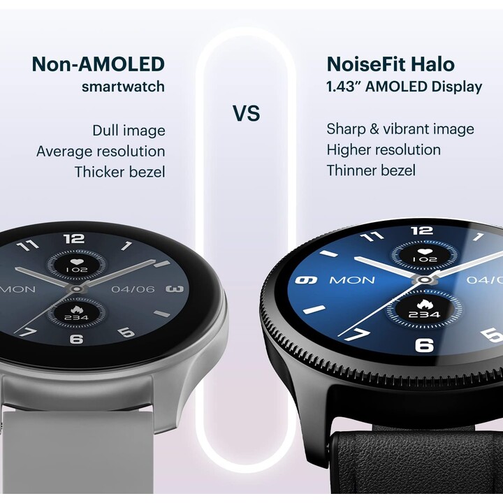 Noise Halo smartwatch marrone vintage