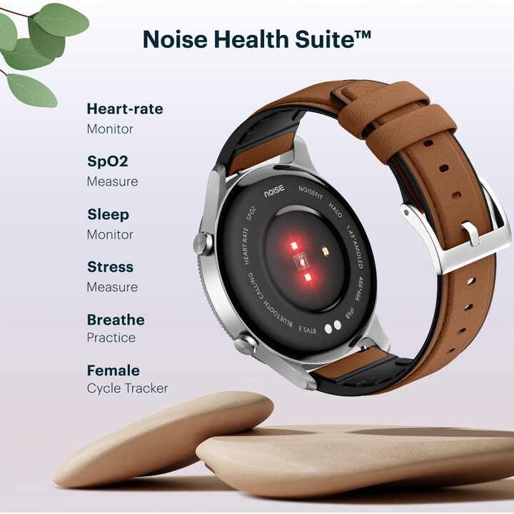 Noise Halo smartwatch marron vintage