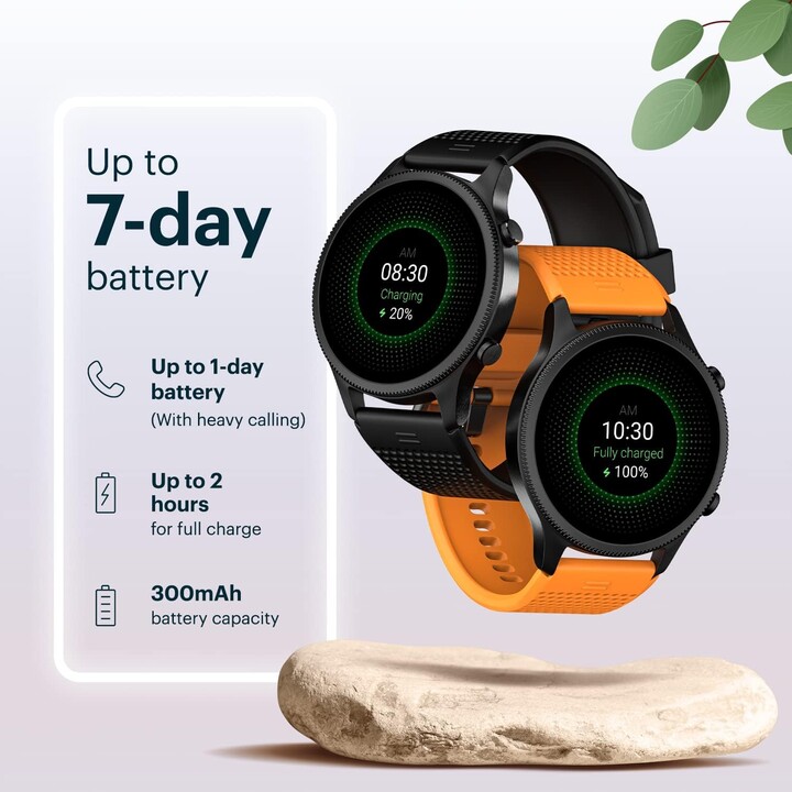 Noise Halo smartwatch marron vintage