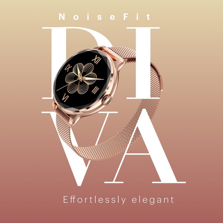 Noise Diva smartwatch rosa