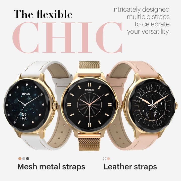 Noise Diva smartwatch rosa