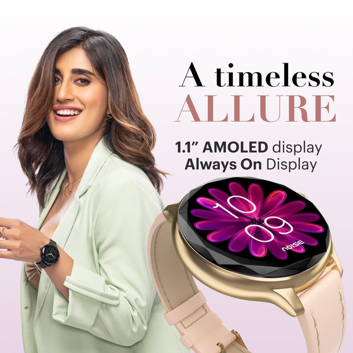 Noise Diva smartwatch rosa